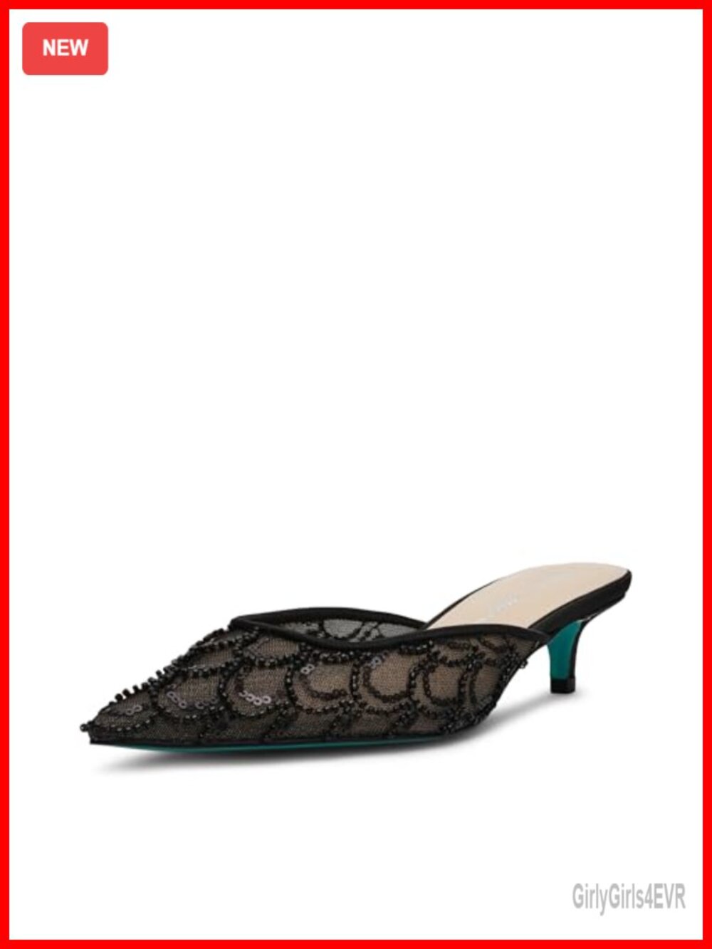 Pointed Toe Kitten Heel Pumps for Wedding and Formal